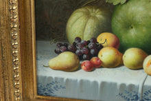 Load image into Gallery viewer, R Caspers Still Life Fruit Framed Textured Print 26 x 22 Gold Frame