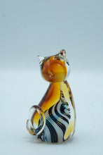 Load image into Gallery viewer, Hand-Blown Art Glass Cat Figurine