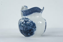Load image into Gallery viewer, Cauldon England Byzantium Blue Transferware Pitcher Ironstone Jug
