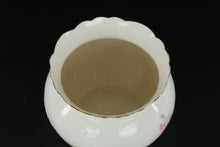 Load image into Gallery viewer, Donegal Parian China Floral Vase • Scalloped Rim • Ireland • 6" Round x 4.5" Tall