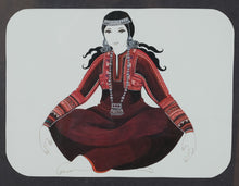 Load image into Gallery viewer, Original Illustration or Artist’s Print – Traditional Arabian Costume (Signed “S.T.”)