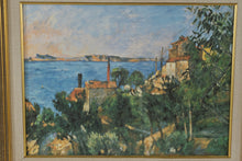 Load image into Gallery viewer, Paul Cezanne L Estaque Landscape Canvas Reproduction Framed 1996
