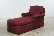 Load image into Gallery viewer, Park Place Furniture Burgundy Upholstered Chaise Lounge