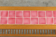 Load image into Gallery viewer, Charles Webb Oak Tile Top Console Table with Slatted Shelf