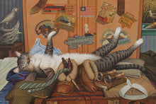 Load image into Gallery viewer, Charles Wysocki Mable the Stow Away - Canvas Transfer - Signed and Numbered