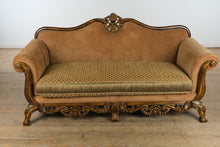 Load image into Gallery viewer, “Château Camille” Ornate Carved Sofa / Couch