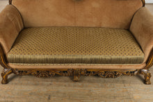 Load image into Gallery viewer, “Château Camille” Ornate Carved Sofa / Couch
