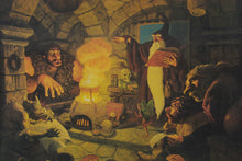 Load image into Gallery viewer, Vintage Coca Cola Hildebrandt Chemistry 101 Fantasy Campus Poster 18 x 23