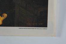 Load image into Gallery viewer, Vintage Coca Cola Hildebrandt Chemistry 101 Fantasy Campus Poster 18 x 23