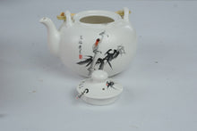 Load image into Gallery viewer, Chengyi Ceramics Chinese Porcelain Tea Set Teapot 6 Cups Bamboo Design Gift Box
