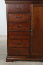 Load image into Gallery viewer, Broyhill Hamlett Cherry Chifforobe Wardrobe Chest with Drawers