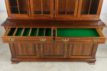 Load image into Gallery viewer, Traditional Solid Cherry Two Piece China Cabinet with Lighted Display Hutch