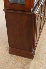 Load image into Gallery viewer, St. Arthur Traditional Cherry China Cabinet with Glass Display & Carved Details