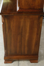 Load image into Gallery viewer, Traditional Solid Cherry Two Piece China Cabinet with Lighted Display Hutch