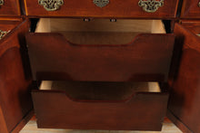Load image into Gallery viewer, Cherry Queen Anne Triple Dresser with Cabinet Storage