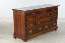 Load image into Gallery viewer, Traditional Solid Wood 11-Drawer Dresser with Brass Hardware