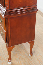 Load image into Gallery viewer, Cherry Queen Anne Highboy Chest on Chest Dresser