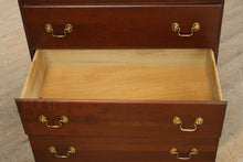 Load image into Gallery viewer, Solid Cherry Tall Chest with Polished Brass Hardware