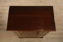 Load image into Gallery viewer, Solid Cherry Tall Chest with Polished Brass Hardware