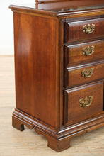 Load image into Gallery viewer, Cherry Chippendale Triple Dresser with Mirror – American Drew