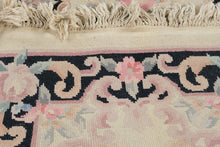 Load image into Gallery viewer, Midnight Rose Chinese Wool Runner – 2.3' x 8'