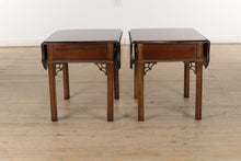 Load image into Gallery viewer, Pair of Chinese Chippendale Pembroke Side Tables