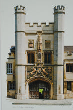 Load image into Gallery viewer, Jan Fraser Christs College Cambridge The Great Gate Limited Edition Print 17 of 500