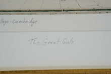 Load image into Gallery viewer, Jan Fraser Christs College Cambridge The Great Gate Limited Edition Print 17 of 500