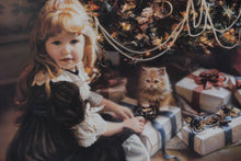 Load image into Gallery viewer, “Christmas Day” by Sandra Kuck – Signed & Numbered Limited Edition Lithograph with Certificate – Framed Art 29” x 25.5”