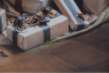 Load image into Gallery viewer, “Christmas Day” by Sandra Kuck – Signed & Numbered Limited Edition Lithograph with Certificate – Framed Art 29” x 25.5”