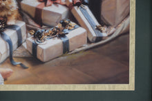 Load image into Gallery viewer, “Christmas Day” by Sandra Kuck – Signed & Numbered Limited Edition Lithograph with Certificate – Framed Art 29” x 25.5”