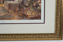 Load image into Gallery viewer, Christmas at the Cottage by Trisha Romance – Limited Edition Signed & Numbered Print (6069/15000) w/ COA – 21.5" x 24" Framed Holiday Art