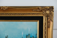 Load image into Gallery viewer, P. Janssen Original Painting – European Street Scene, Parisian Style Cityscape