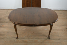 Load image into Gallery viewer, Classic Manor Dining Set by Ethan Allen – Table with 8 Chairs, 2 Leaves & Pads