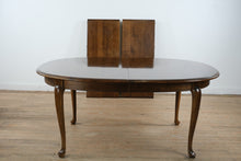 Load image into Gallery viewer, Classic Manor Dining Set by Ethan Allen – Table with 8 Chairs, 2 Leaves & Pads