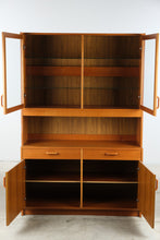 Load image into Gallery viewer, Clausen Møbler Danish Modern Teak China Cabinet Display Hutch Credenza