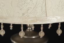 Load image into Gallery viewer, Clear Etched Glass Lamp - Floral & Pinwheel