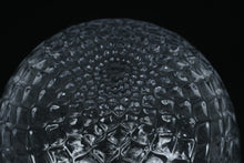 Load image into Gallery viewer, Clear Textured Glass Bud Vase with Ruffled Rim 7 Inch Decorative Flower Vase
