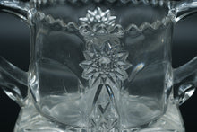 Load image into Gallery viewer, Clear Glass Pinwheel Sugar Bowl