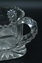Load image into Gallery viewer, Clear Glass Pinwheel Sugar Bowl