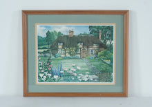 Load image into Gallery viewer, Susan Toller McClure “Clifton Hampden, Abingdon” Limited Edition Print, 1986 – Framed English Cottage Scene