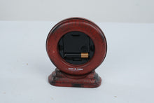 Load image into Gallery viewer, Hobby Lobby Faux Crocodile Mantel Clock Red Black Quartz 7 Inch