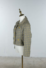 Load image into Gallery viewer, Vintage Diana 1950s Check Cropped Jacket Optimized Title