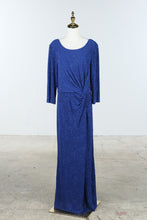 Load image into Gallery viewer, Alex Evenings Cobalt Blue Glitter Formal Gown Size 16