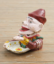 Load image into Gallery viewer, Antique Jolly Jester Cast Iron Mechanical Bank Jester Clown Humpty Dumpty