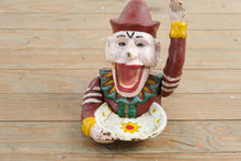 Load image into Gallery viewer, Antique Jolly Jester Cast Iron Mechanical Bank Jester Clown Humpty Dumpty
