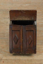 Load image into Gallery viewer, Antique Wooden Coal Scuttle / Bed Warmer Box – Tin-Lined, Brass Handle – European Style