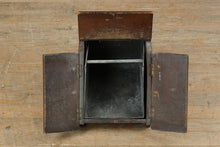 Load image into Gallery viewer, Antique Wooden Coal Scuttle / Bed Warmer Box – Tin-Lined, Brass Handle – European Style