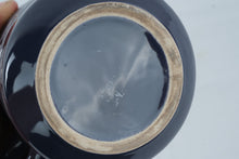 Load image into Gallery viewer, Threshold Stoneware Mug Blue White Dash Pattern Tapered Coffee Cup