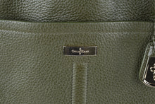 Load image into Gallery viewer, Cole Haan Pebbled Leather Tote Bag Olive Green Shoulder Handbag